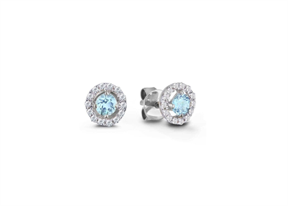 Gemstone Stud Earring